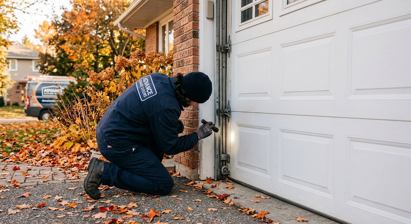 Installation de porte de garage résidentielle à Saint-Rémi, Québec